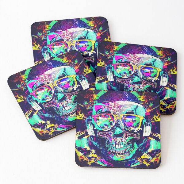 Item preview, Abstract Psycho Skull designed and sold by chaoticabstract.