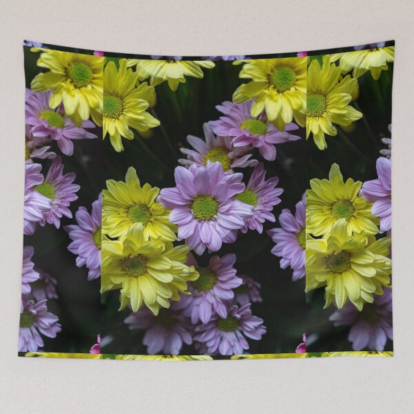 Item preview, Purple and Yellow Flowers designed and sold by likbatonboot.