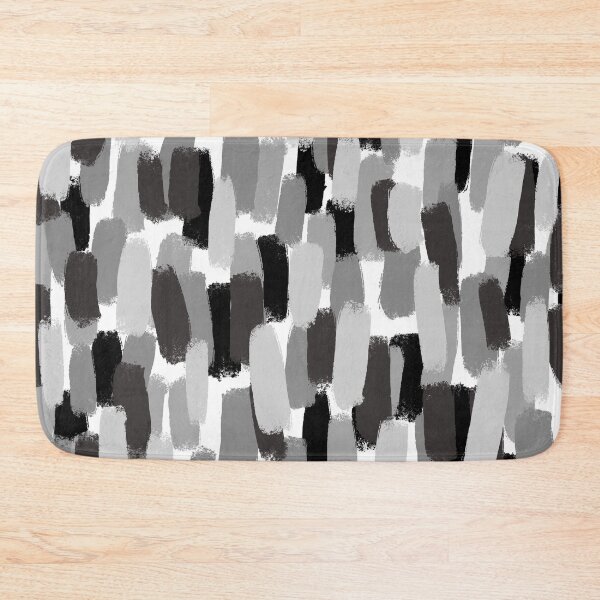 Item preview, Abstract, Grey and Black, Monochrome, Paint Brush Effect designed and sold by OneThreeSix.