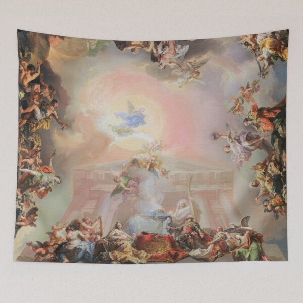 Item preview, Renaissance Painting Angels Cherubs Aesthetic Allegorical Scene designed and sold by Onodera.