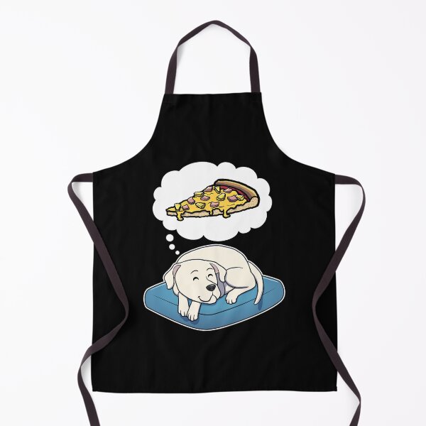 Item preview, Dogo Argentino dreaming about Hawaiian Pizza designed and sold by DoggieDelights.