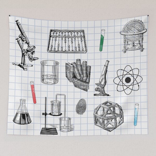 Item preview, Science Chemistry Scientist Pattern designed and sold by idovedesign.