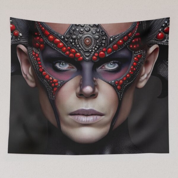 Item preview, Blue-Eyed Demoness (Variation) designed and sold by OccultDreams.