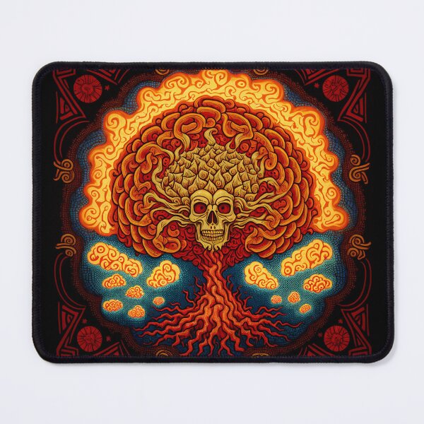 Item preview, Mind blown psychedelic skull tattoo art #4 designed and sold by Christolamber.