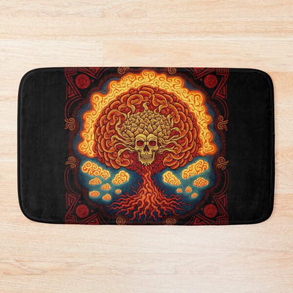 Item preview, Mind blown psychedelic skull tattoo art #4 designed and sold by Christolamber.