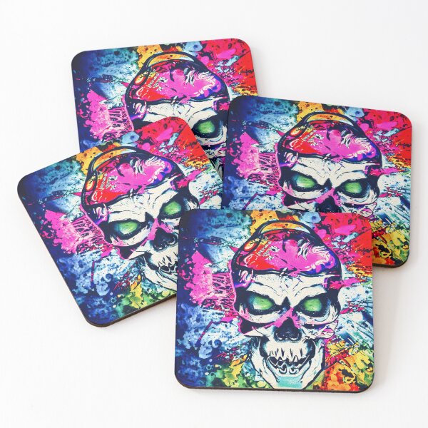 Item preview, Abstract Psycho Skull designed and sold by chaoticabstract.
