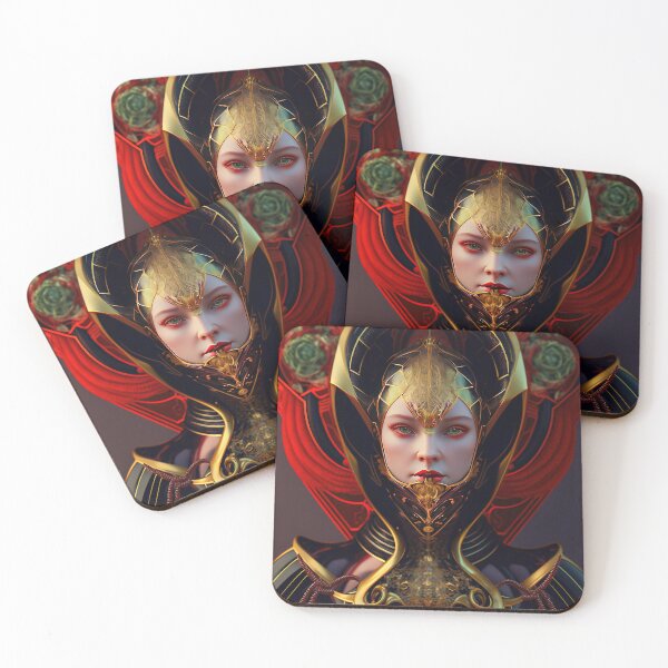 Item preview, Queen Princess Portrait Women Luxury Colorful Explosion Face designed and sold by HRMNY25.
