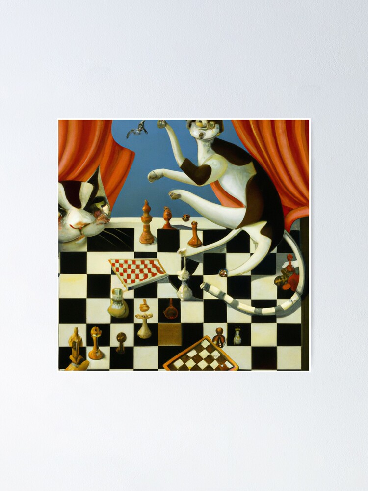 Famous Chess Game Poster or Canvas Wall Art Chess Lover 