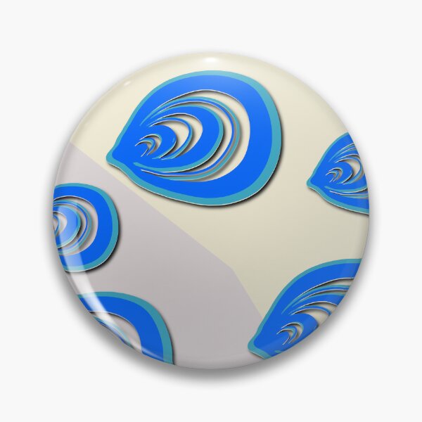 Aperçu de l'œuvre Forme de coquillage bleu créée et vendue par Gaillycools.