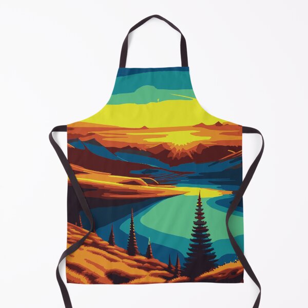 Item preview, Retro Futurism Art:- Retro Futurism Art-Retro Landscape Art designed and sold by typoinspired.