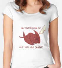 Little Smaug - Dragon Women's Fitted Scoop T-Shirt