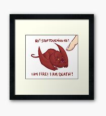 Little Smaug - Dragon Framed Print