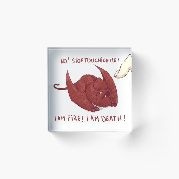 Little Smaug - Dragon Acrylic Block
