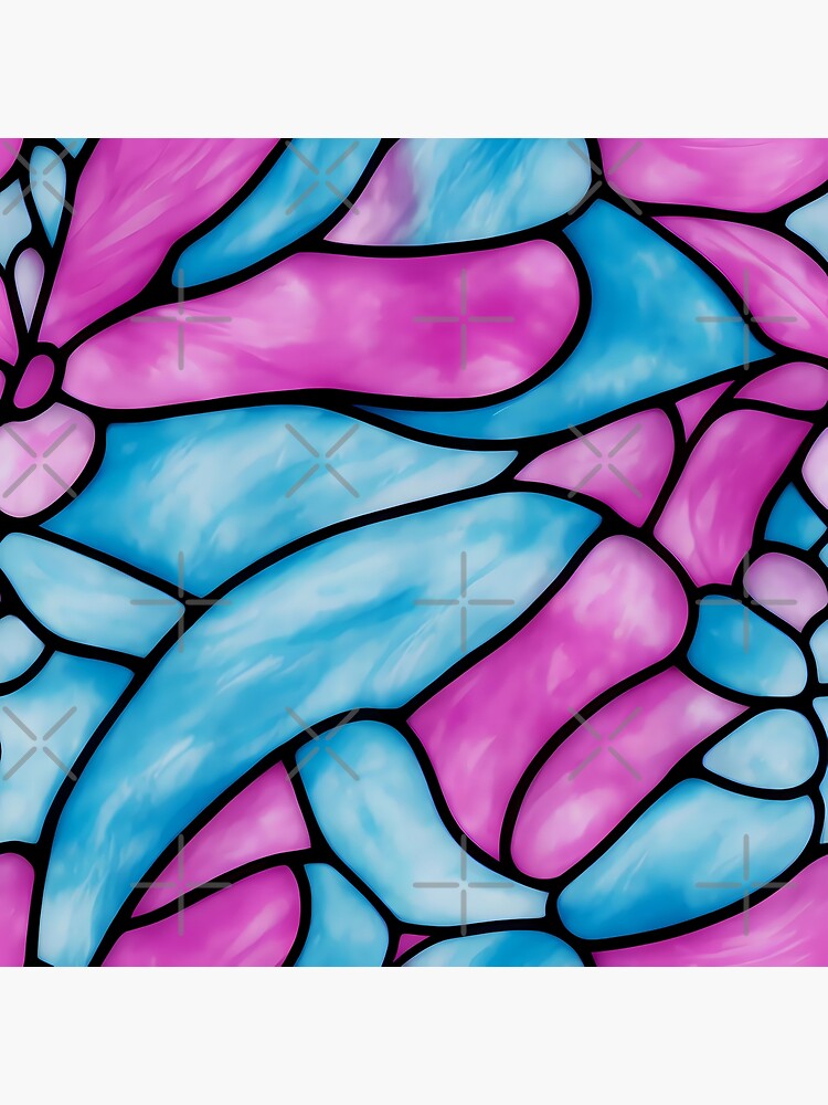 Knotted Feather - Stained Glass Design Pattern knotted-feather-stained-glass-design-pattern-art-print-for-sale-by-artilize-redbubble