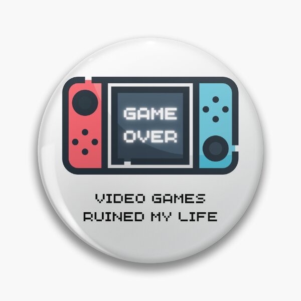Item preview, Video Games Ruined My Life designed and sold by azy2shop.