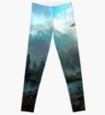 Golden Dragon Mountain Leggings
