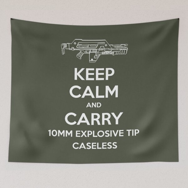 Item preview, Keep Calm and Carry an M41A designed and sold by CCCDesign.