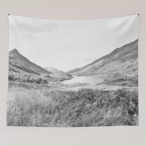 Item preview, View from Kinloch - B/W designed and sold by Leeanne Mackay.