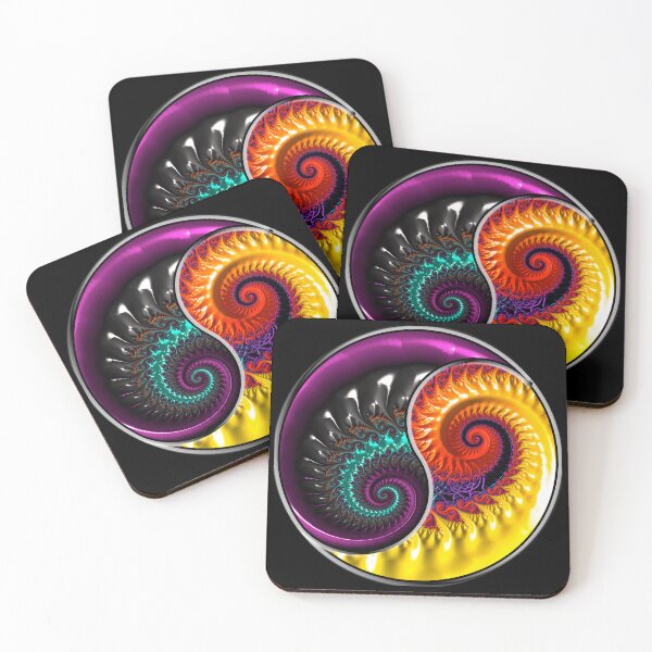 Item preview, Yin Yang Fractal Four designed and sold by Warren Paul Harris.