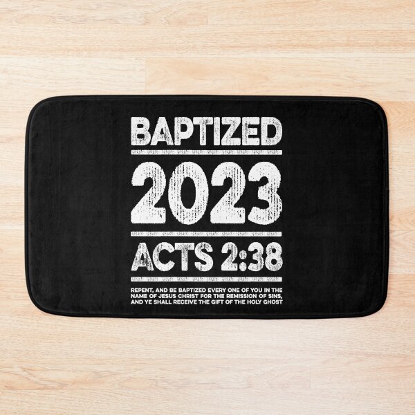 Item preview, Baptized in 2023, Acts 2:38 Baptism Idea for Jesus Followers designed and sold by PassionFury.