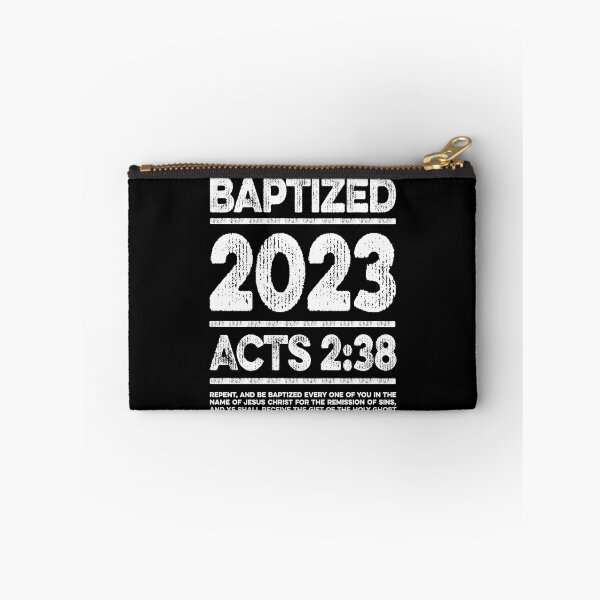 Item preview, Baptized in 2023, Acts 2:38 Baptism Idea for Jesus Followers designed and sold by PassionFury.