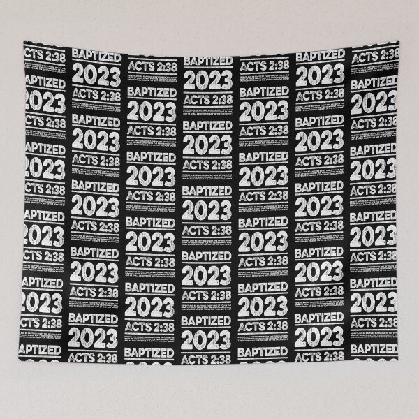 Item preview, Baptized in 2023, Acts 2:38 Baptism Idea for Jesus Followers designed and sold by PassionFury.