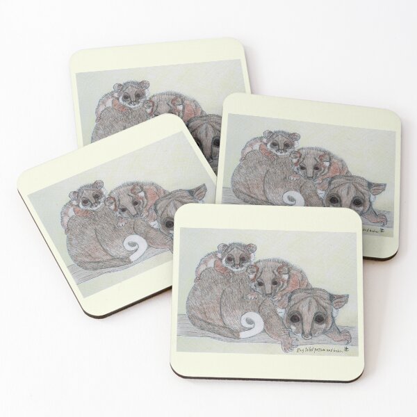 Item preview, Ring-tailed possum and babies designed and sold by Acetry99.