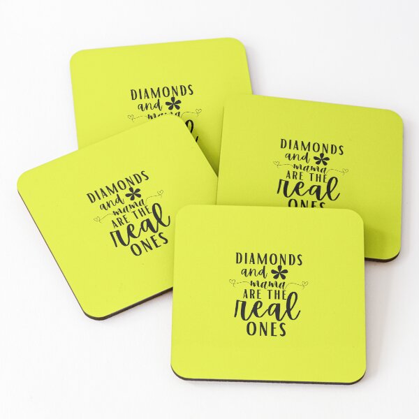 Item preview, Diamonds and Mama are the Real Ones, Typography Quote, Mother's Day, Mom Quotes designed and sold by thedazzlingmonk.