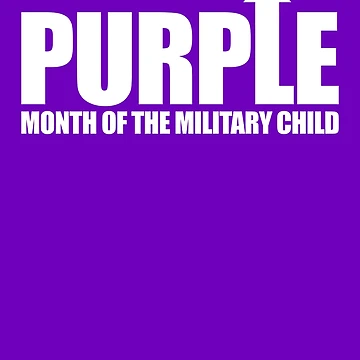 Imagen de la obra Purple Up Month Of The Military Child Kids Purple Up Gear de DynamicDesign
