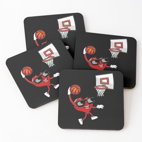 Item preview, Valentines Day Heart Dunking Basketball Lover Gift for Boys Girls Kids designed and sold by alenaz.