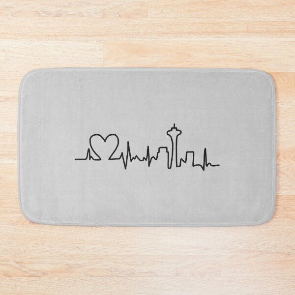 Item preview, heart beat skyline designed and sold by AleeneFord.