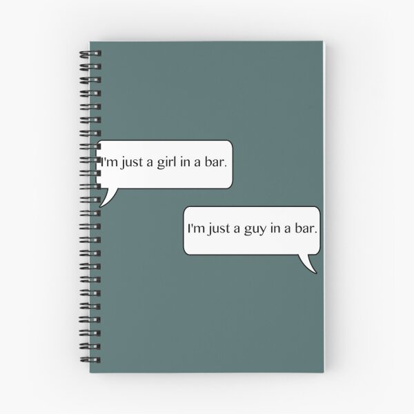 Item preview, just a girl and a guy in a bar designed and sold by AleeneFord.
