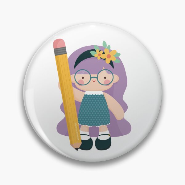 Item preview, Smarty Pants Pastel Notes Pencil Cute Teacher Schoolgirl designed and sold by TheBunnoBandit.