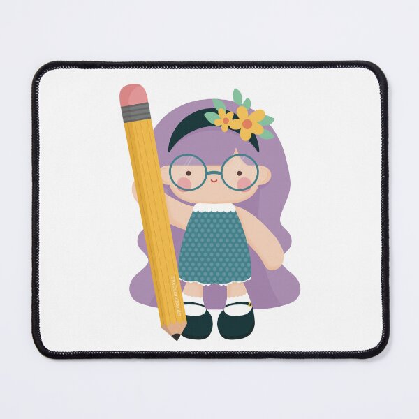 Item preview, Smarty Pants Pastel Notes Pencil Cute Teacher Schoolgirl designed and sold by TheBunnoBandit.