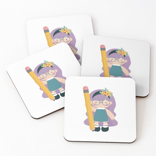 Item preview, Smarty Pants Pastel Notes Pencil Cute Teacher Schoolgirl designed and sold by TheBunnoBandit.