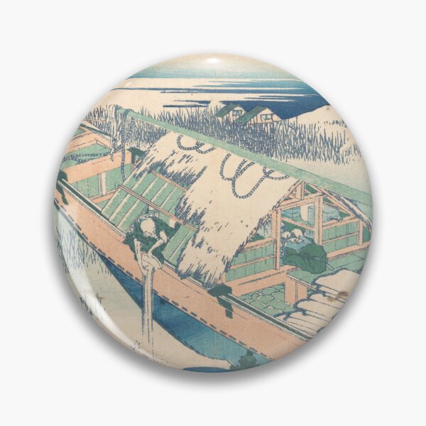 Item preview, Ushibori in Hitachi Province by Hokusai designed and sold by AgelessArt.