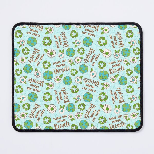 Item preview, Please Just Fucking Recycle designed and sold by KrisInStitches.