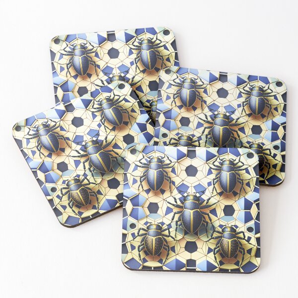 Item preview, Tessellating Beetle Tile Design designed and sold by DougalWear.