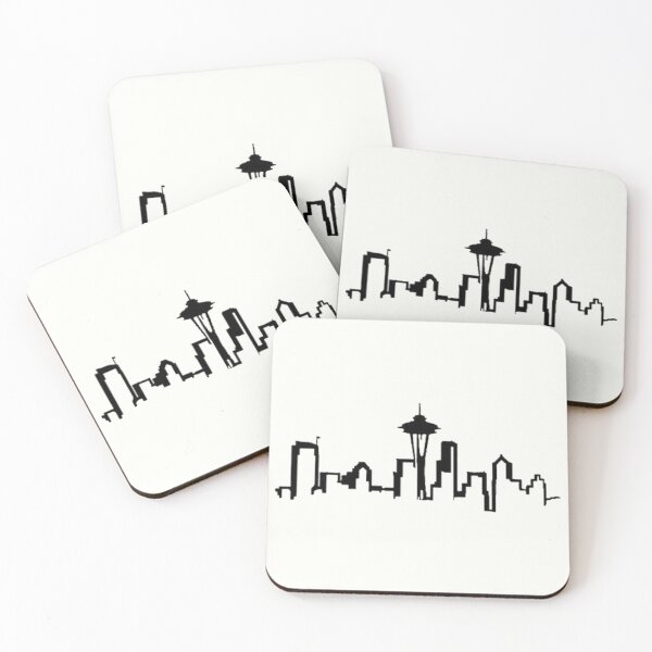 Item preview, seattle skyline designed and sold by AleeneFord.