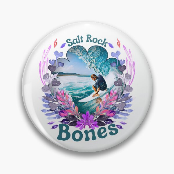 Item preview, Bones Of Salt Rock Print. For a surfer, for an ocean lover, for a beach bum. designed and sold by Wentoo.