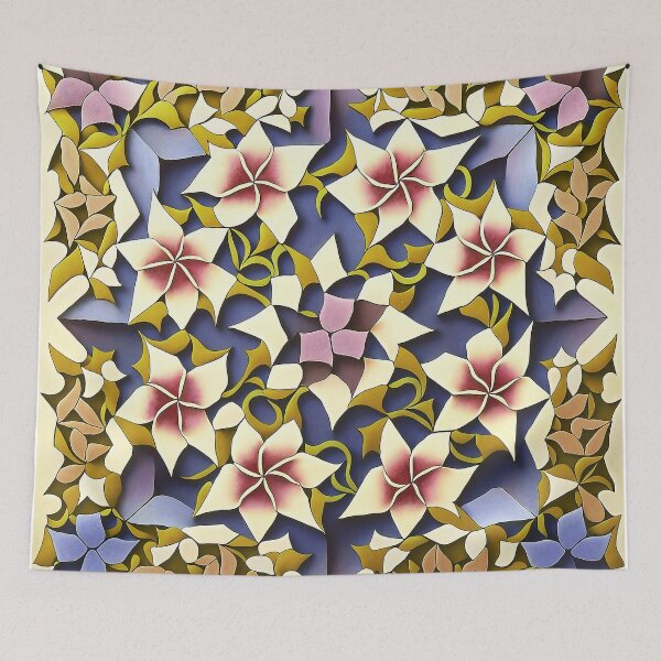 Item preview, Tessellating Floral Pattern designed and sold by DougalWear.