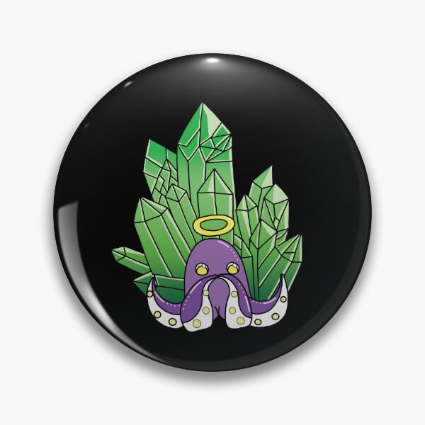 Item preview, Octo de cristal verde designed and sold by StareCreature.