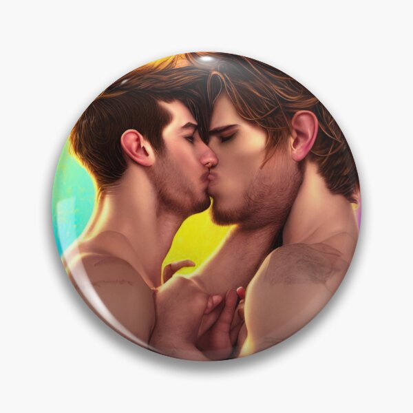 Item preview, Gay lovers  - lgbt lovers kissing designed and sold by StedeBonnet.