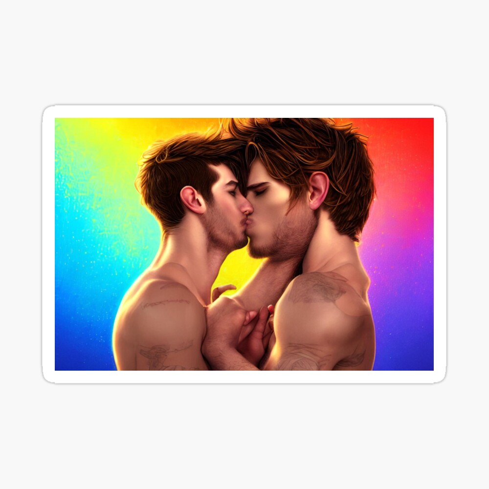 Gay lovers - lgbt lovers kissing