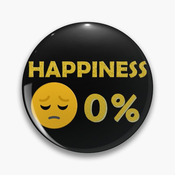 Item preview, happiness percentage designed and sold by luckymando.