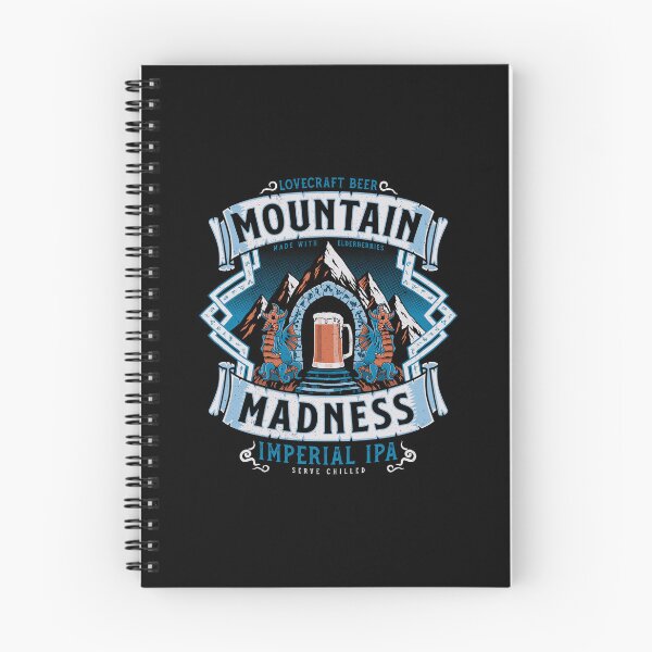 Item preview, Mountain Madness - Vintage Distressed Horror - Lovecraft Beer designed and sold by Nemons.