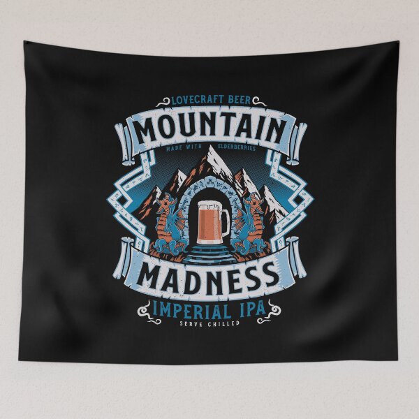 Item preview, Mountain Madness - Vintage Distressed Horror - Lovecraft Beer designed and sold by Nemons.