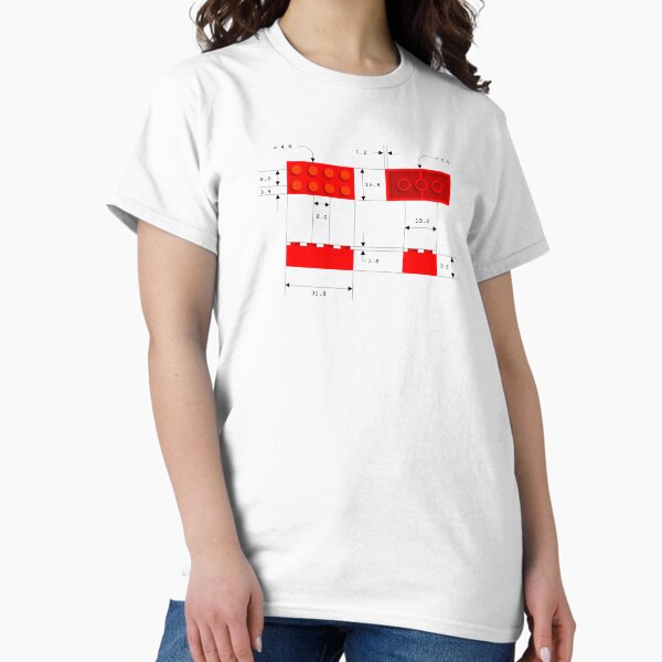 Item preview, Toy Brick System - Technical Measurements (Red) designed and sold by WhitusArts.