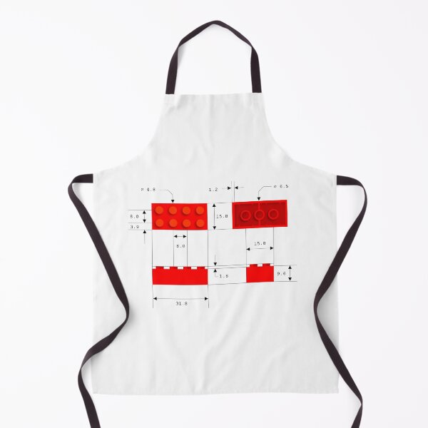 Item preview, Toy Brick System - Technical Measurements (Red) designed and sold by WhitusArts.