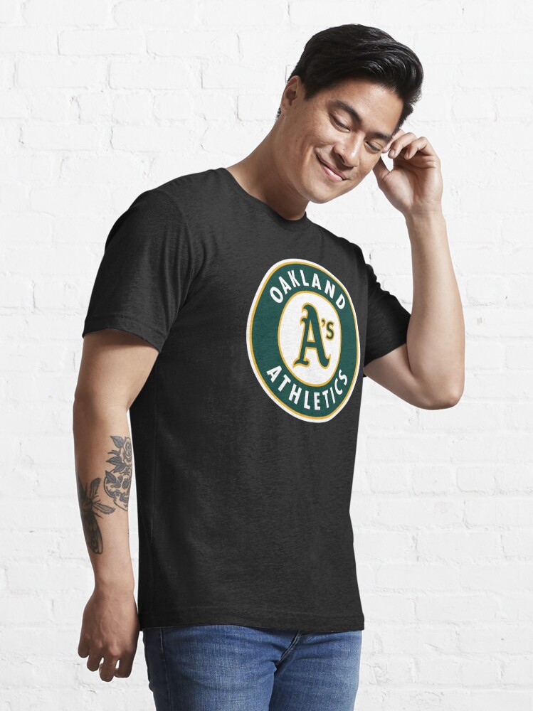 Oakland Athletics A's logo Distressed Vintage logo T-shirt 6 Sizes S-3